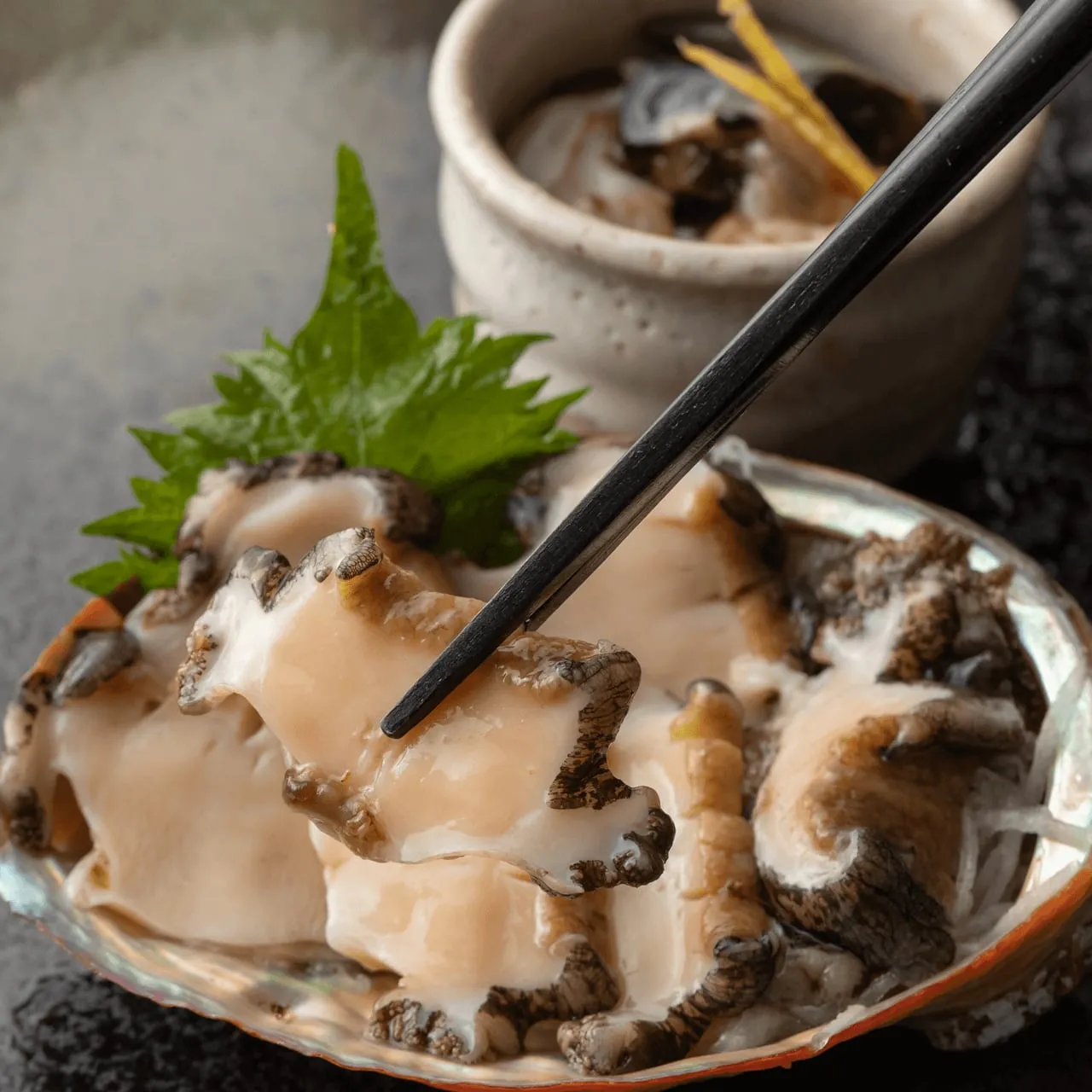 Abalone 'Ezo Awabi' Jumbo Sashimi-Grade, 2 pieces, each 90-110g