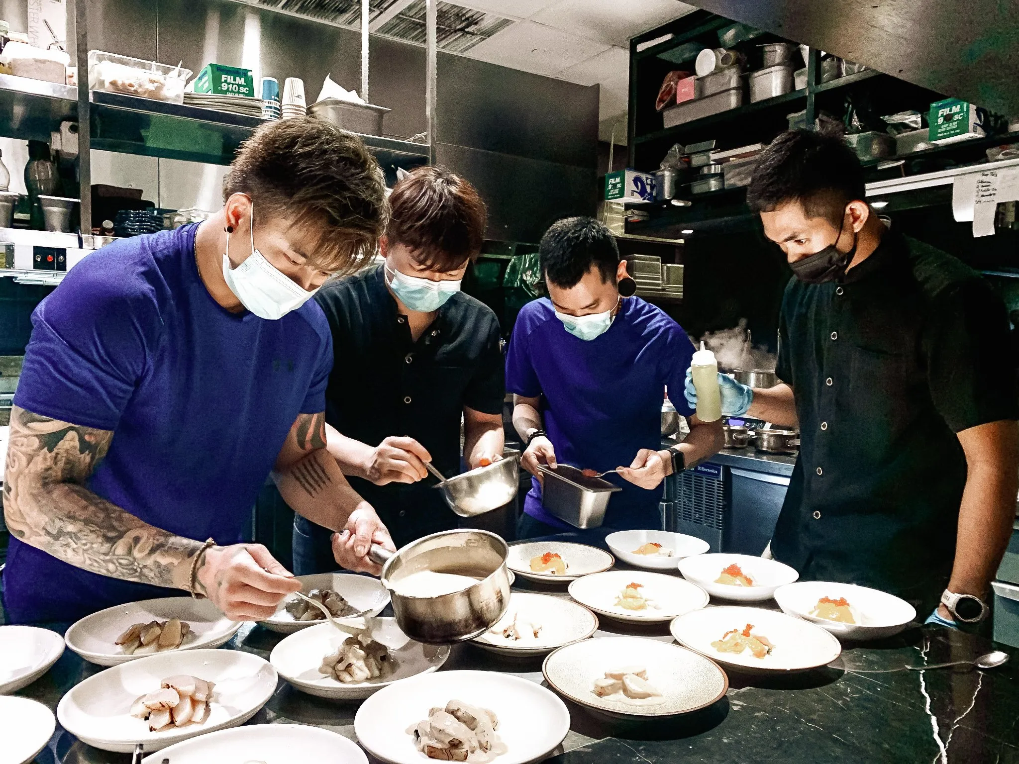 NUDE Seafood Buffet Chefs
