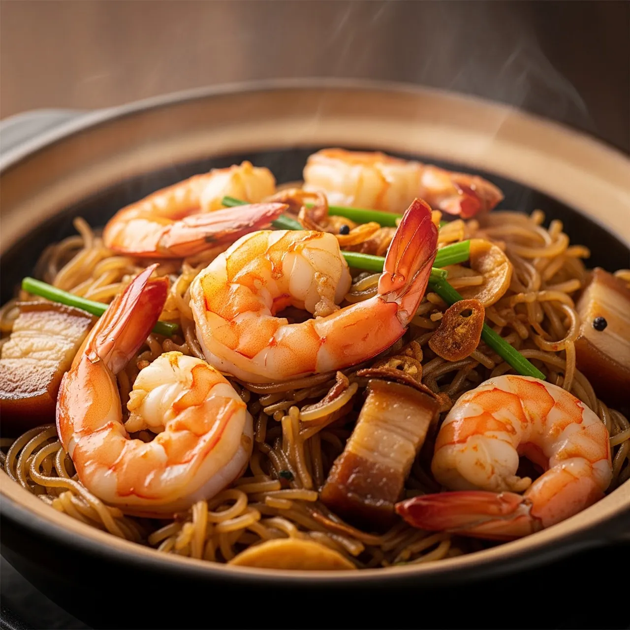 tiger-prawn-claypot